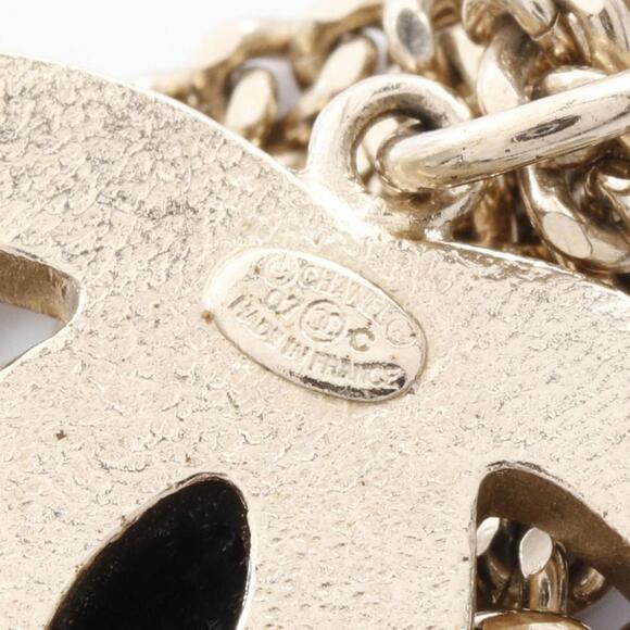 CHANEL Gold Logo Necklace - Picture 6 of 7